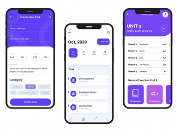 Nova interface para o app!